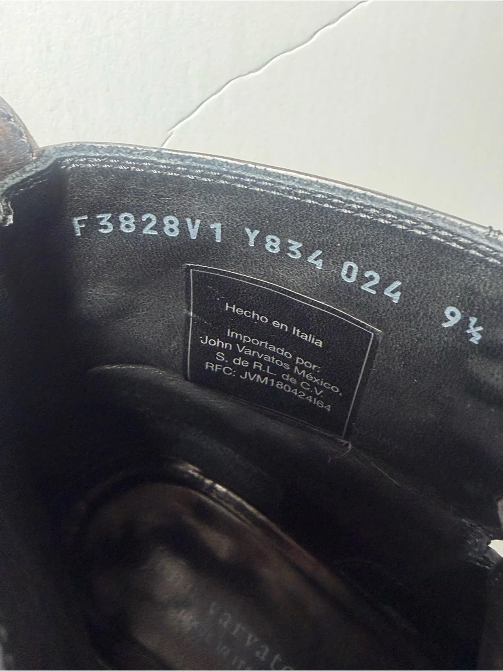 John Varvatos Brown Leather Chukka Wingtip Boots
